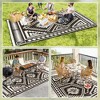 LOVSON Outdoor Rug,Reversible Outdoor Rug, Waterproof Plastic Straw with Carry Bag - 2 of 4