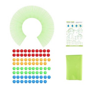 iMountek "218Pcs STEM Building Kit Toy for Kids, Creative Engineering Construction Set for Tent, Castle & Rocket" MultiColor - 1 of 4