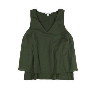 bar III Womens Woven Knit Tank Top - 1 of 2