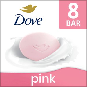 Dove Beauty Pink Deep Moisture Beauty Bar Soap - 3.75oz each - 1 of 4