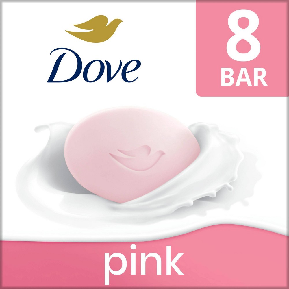 Photos - Shower Gel Dove Beauty Pink Deep Moisture Beauty Bar Soap - 8pk - 3.75oz each