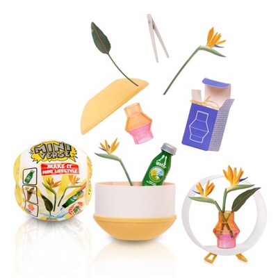 MGA's Miniverse - Make It Mini Lifestyle Home Series 1 Mini Collectibles Resin Play, Mini Plants, Birdhouses, Bouquets