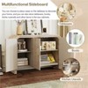 NicBex Modern Console Table with Drawers,Entryway Table with Rounded Silhouette,Foyer Tables for Entryway,Hallway,Living Room - 4 of 4