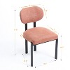 Vatros Dining Chairs Set of 2 Upholstered Dining Room Chairs - 4 of 4