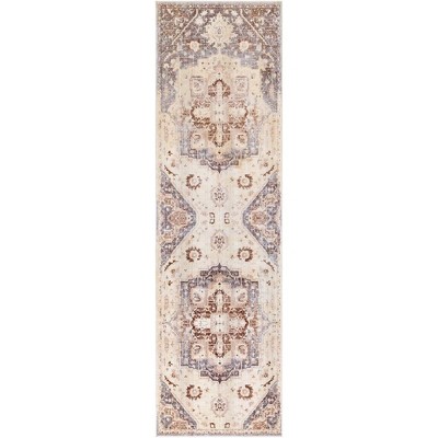 Mark & Day Roubaix 23"x45" Runner Woven Indoor Area Rugs Dark Brown