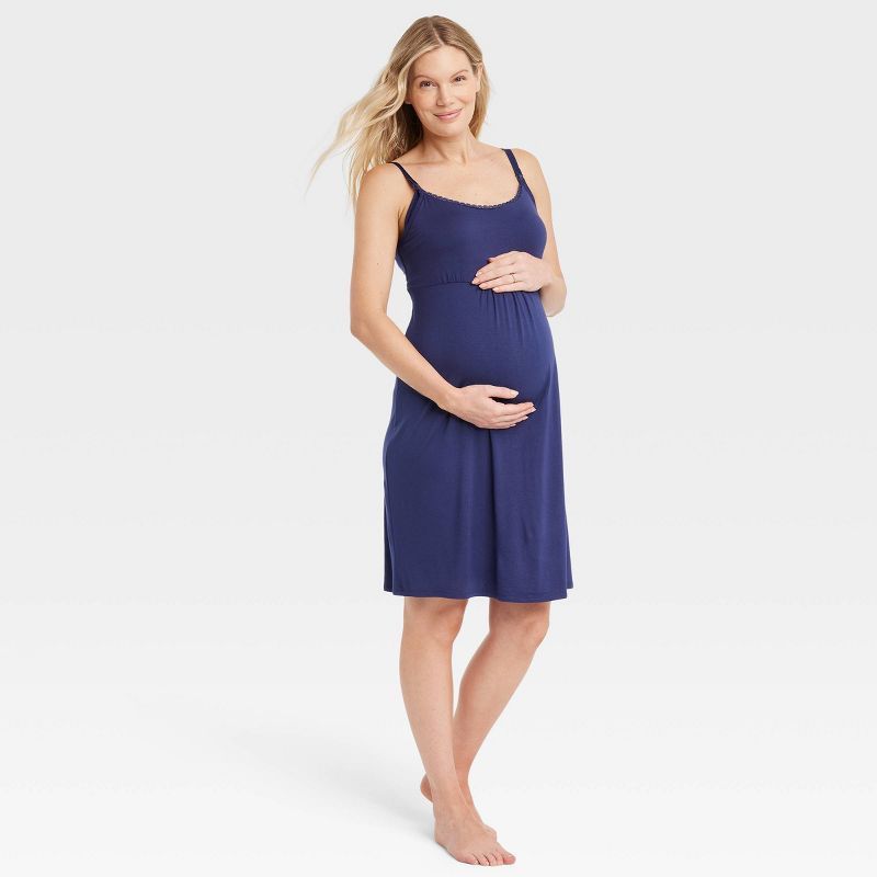 Drop Cup Nursing Maternity Chemise - Isabel Maternity by Ingrid & Isabel™ , 1 of 5