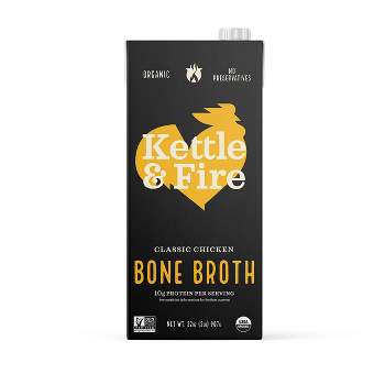 Kettle & Fire Chicken Bone Broth - 32oz