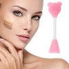 Unique Bargains Smooth Fan-shaped Facial Mask Brush 2 Pcs - 2 of 4