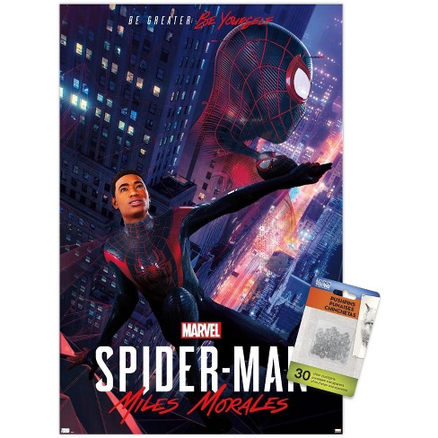 Marvel's Spider-Man: Miles Morales - Face Wall Poster, 14.725 x