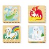 Quercetti® Mix-N-Match Wood Puzzle, Fantasy Animals - 2 of 4