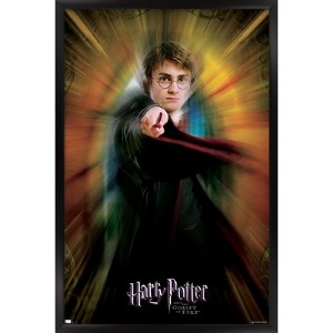 Trends International Harry Potter and the Goblet of Fire - Harry One Sheet Framed Wall Poster Prints - 1 of 4