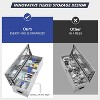 Heavy Duty Aluminum Truck Tool Box 39"x13"x13", Diamond Plate Storage Chest with Sliding Shelf, Lock & Keys, Waterproof Organizer for Pickup, Silver - 3 of 4