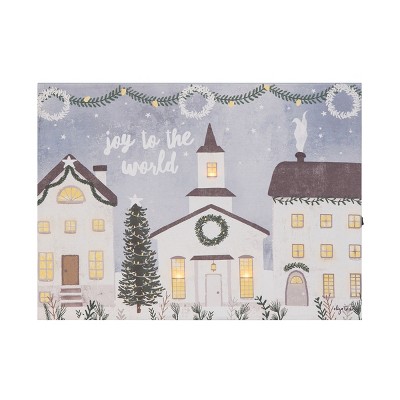 Gallerie II Joy To The World Light-Up LED Wall Art