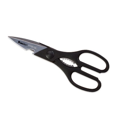TANSUNG Kitchen Shears Come-Apart Kitchen Scissors Anti-rust Multi-Purpose Shears for Meat Herbs, Black