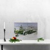 Northlight Fiber Optic and LED Lighted Merry Christmas Tractor Canvas Wall Art 12" x 15.75" - 2 of 4