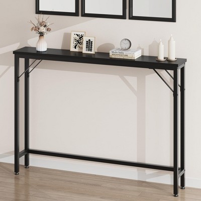 Narrow Console Table, 39.3" Small Entryway Table, Thin Sofa Table