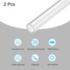 Unique Bargains Lamp Lantern Water Cooling System Acrylic Rigid Round Tubes 2 Pcs 10" - 3 of 4