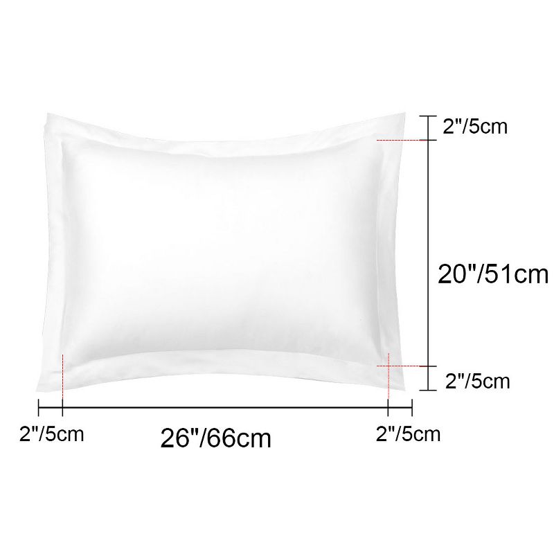 PiccoCasa Soft Brushed Microfiber Envelope Closure Pillowcases 2 Pcs, 6 of 8