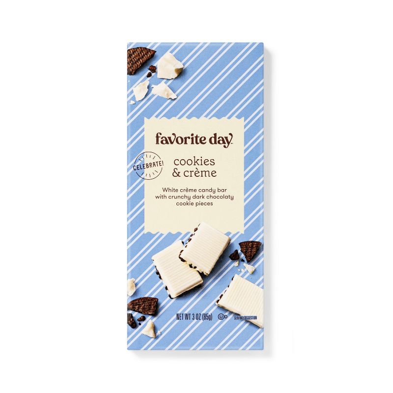 Cookies &#38; Cr&#232;me Candy Bar - 3oz - Favorite Day&#8482;, 1 of 4