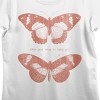Allow Your Wings To Carry You Crew Neck Short Sleeve Women's White T-shirt - 2 of 3