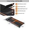 ROOMTEC Walking Pad 300 lb Capacity,Desk Treadmill for Home Office,Protable Treadmill Under Desk,0.6 to 3.8 mph Portable Treadmill - 4 of 4