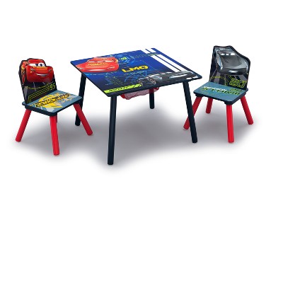 disney cars table and chair set