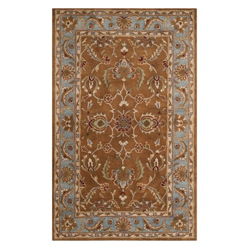 Area Rug Brown Blue Safavieh Target, Brown And Blue Area Rug