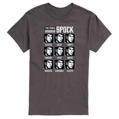 Men's - Star Trek - Spock Moods Short Sleeve Graphic T-Shirt