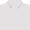 Black Bow Jewelry 0.7mm, 14k White Gold, Box Chain Necklace - 2 of 4