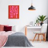 Stupell Industries Love You Mean It on Red Canvas Wall Art - 2 of 4