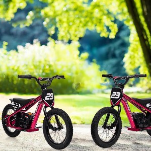 Dirt Bike for Kids, Motorcycle, 16 Inch Balance Bike for Ages 6-12,Christmas Gift - 1 of 4