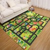 Road Rug for Kids Play Mat, City Traffic Road Map Area Rug, Soft Non Slip Fun Carpet for Kids Toddler Bedroom Playroom Classroom Educational Rug - 4 of 4