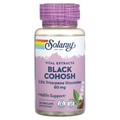 Solaray Vital Extracts, Black Cohosh, 30 VegCaps
