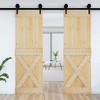 VidaXL Door NARVIK 27.6"x82.7" Solid Wood Pine - 3 of 4