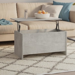 vidaXL Coffee Table Concrete Grey Engineered Wood Medium - 1 of 4