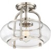 Quoizel Lighting Trilogy 1 - Light Semi-Flush Mount in  Brushed Nickel - 3 of 3