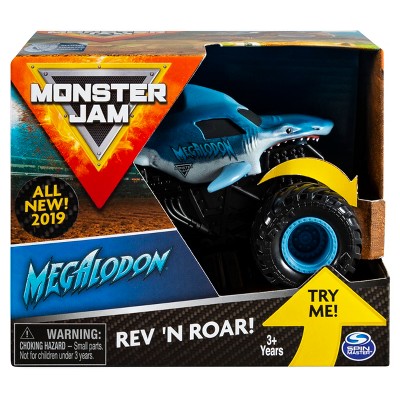 megalodon monster truck plush