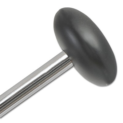 Chrome and Black Coat Stand with Umbrella Holder
