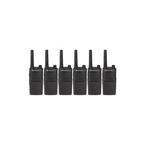 6 Pack of Motorola RMM2050 Two way Radio Walkie Talkies - 1 of 3