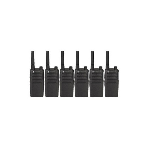 6 Pack of Motorola RMM2050 Two way Radio Walkie Talkies - image 1 of 3