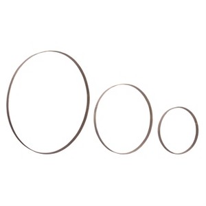 Bronze Iron Wall Rings Modern Minimalist Wall Decor – Set of 3 by Melrose - 1 of 3