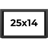 PosterPalooza | Shadow Box 1.5" Depth Black Picture Frame - UV Acrylic, Backing Board, Hanging Hardware - 2 of 4