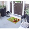 J&V TEXTILES 18" x 28" Outdoor Heavy Duty Coir Mat (You Are Here) - 2 of 3