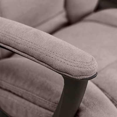 Gray Microfiber High-Back Executive Swivel Office Chair