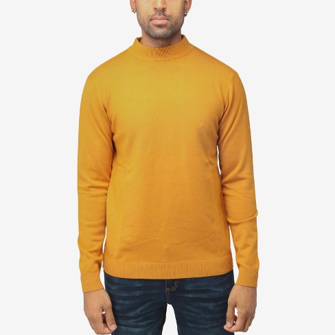 X RAY Men's Soft Slim Fit Turtleneck, Mock Neck Pullover Sweaters for  Men(Big & Tall Available) in MUSTARD Size 3X Large