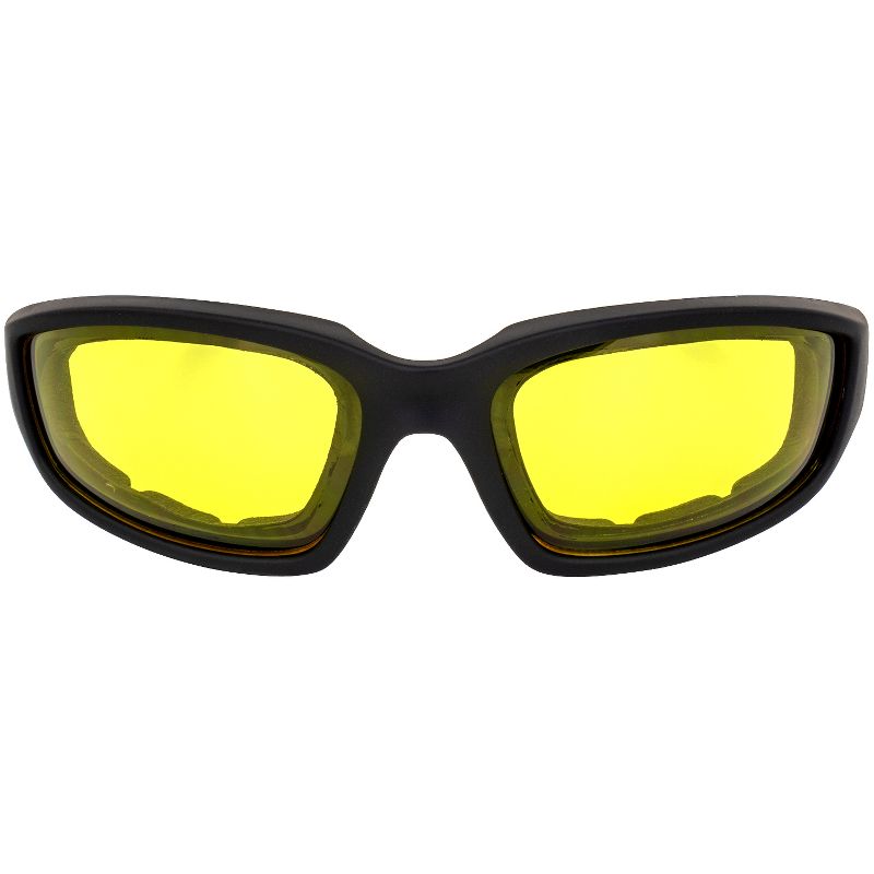 Global Vision Eyewear Kickback Safety Motorcycle Glasses with Yellow Lenses, 2 of 7