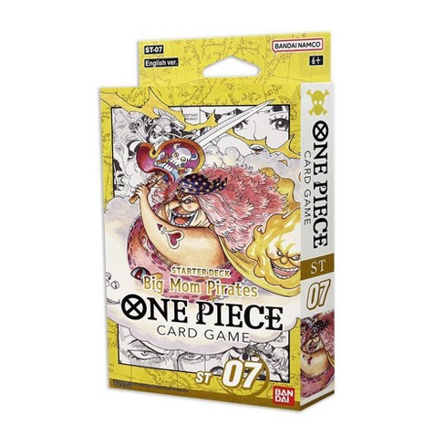 One Piece Big Mom Pirates Card Game 6 Starter Decks Per Box, One Piece TCG