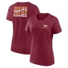 NCAA Virginia Tech Hokies Women's Bi-Blend Crew T-Shirt - 3 of 3