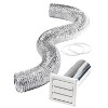 Deflecto® Supurr-Flex® Dryer Vent Kit, 8ft in Silver - image 2 of 4