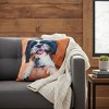 Puppy Dog 18" Pillow – Shih Tzu Baby Design by Manual Woodworkers and Weavers - 3 of 3